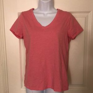 Pink Tommy Hilfiger V-Neck Top